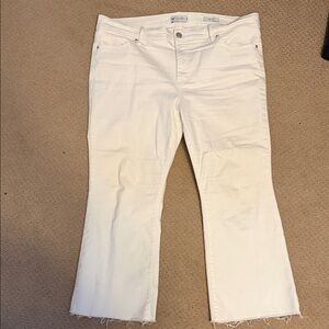 Jessica Simpson White Flare Jeans